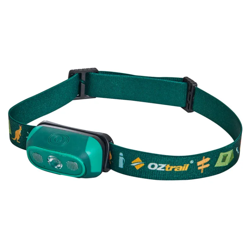 Headlamps<OZtrail 80L Lumos Twinkle Kids Headlamp - Green
