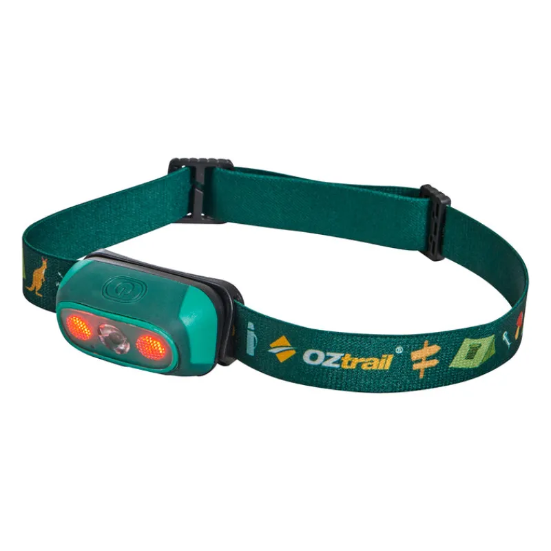 Headlamps<OZtrail 80L Lumos Twinkle Kids Headlamp - Green