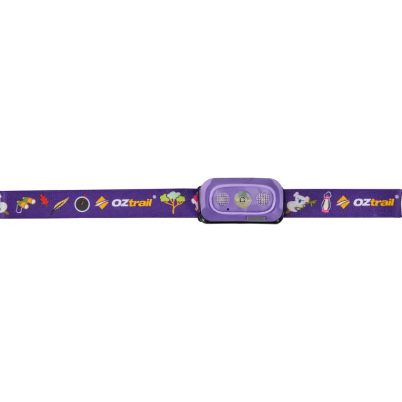 Headlamps<OZtrail 80L Lumos Twinkle Kids Headlamp - Purple