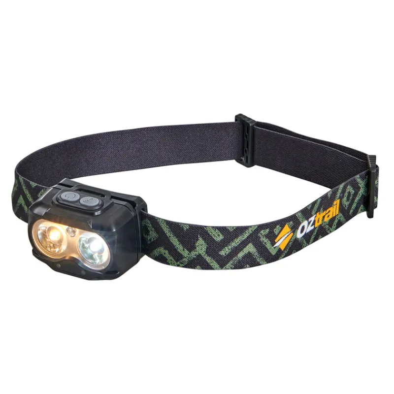 Headlamps<OZtrail Lumos FP200 Rechargeable Headlamp