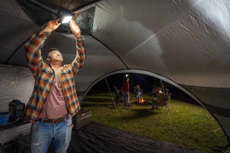 Campsite Lighting<OZtrail Lumos Panel 1200L Light