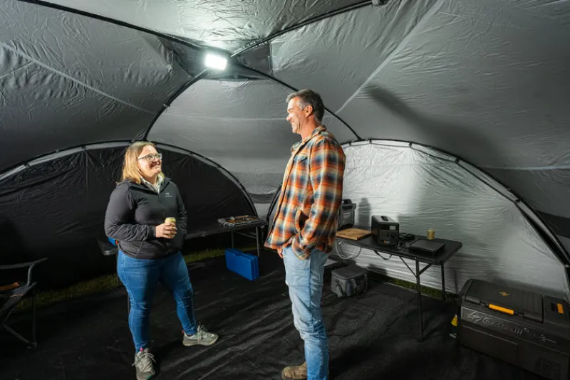 Campsite Lighting<OZtrail Lumos Panel 1200L Light