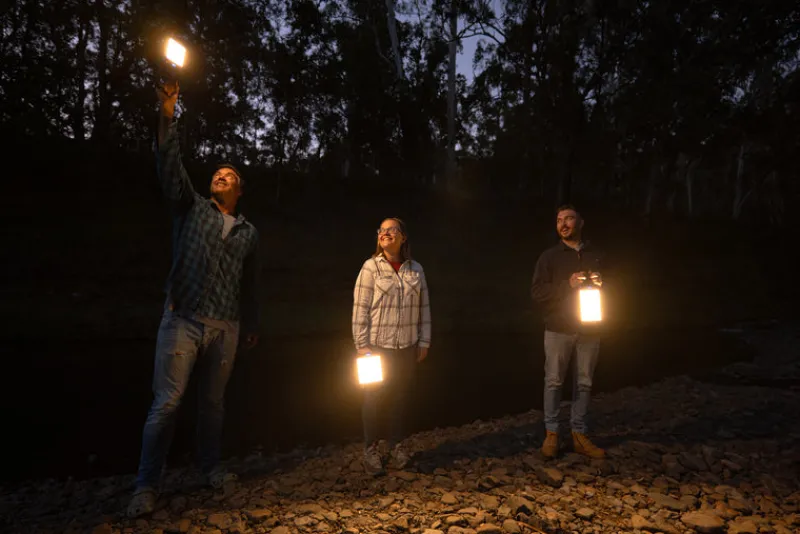 Campsite Lighting<OZtrail Lumos Panel 2000L Light