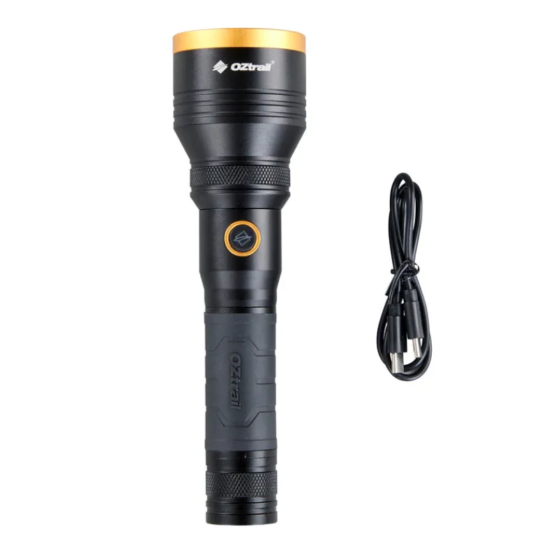 Torches<OZtrail 1000m Lumos LongBeam Flashlight