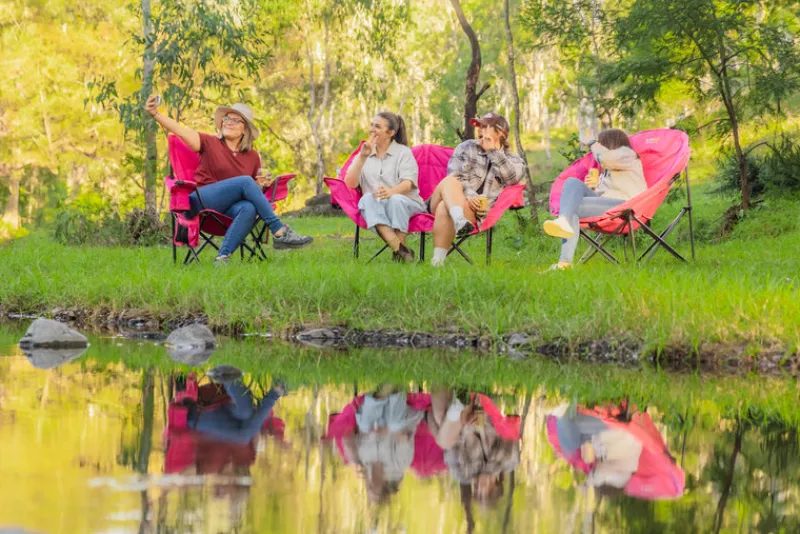 Chairs<OZtrail Malibu Galaxy 2
