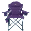Chairs<OZtrail Modena Arm Chair - Purple
