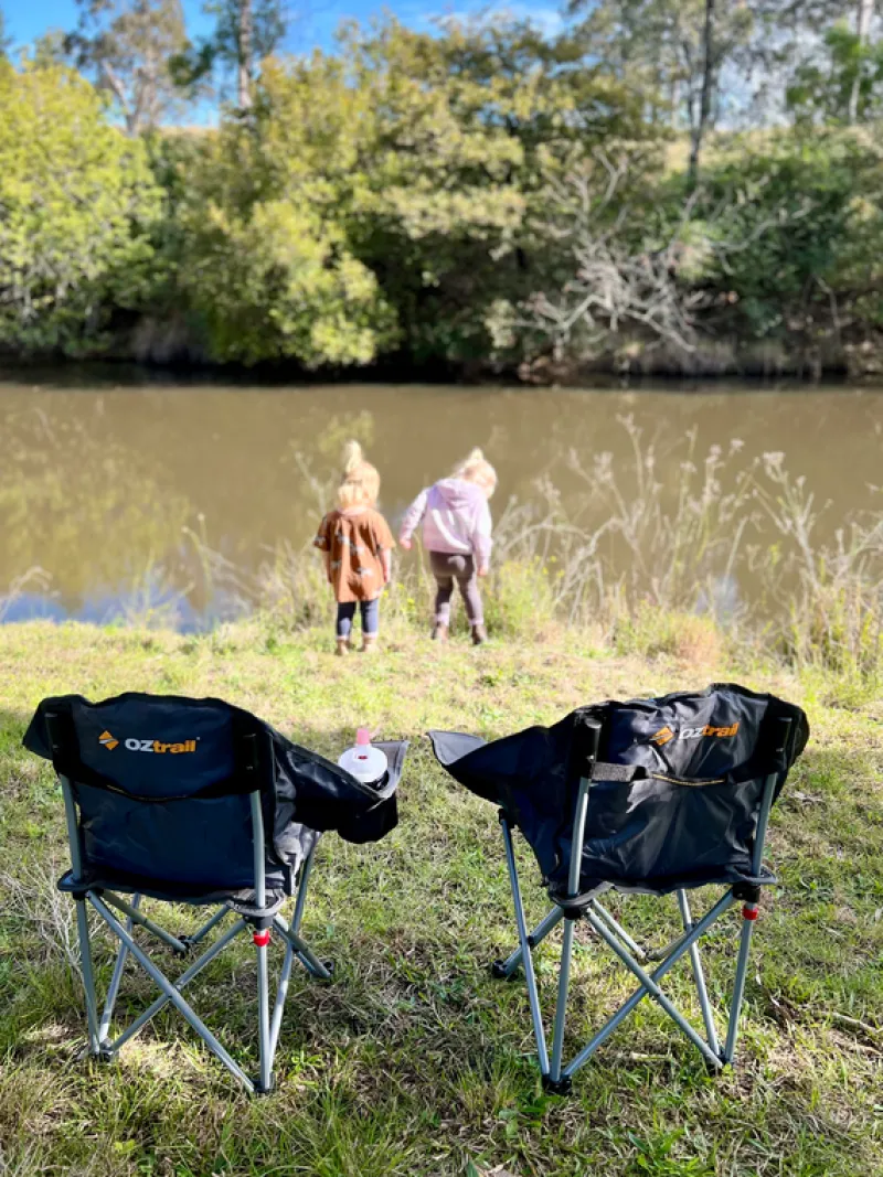Chairs<OZtrail Moon Chair Junior - Purple