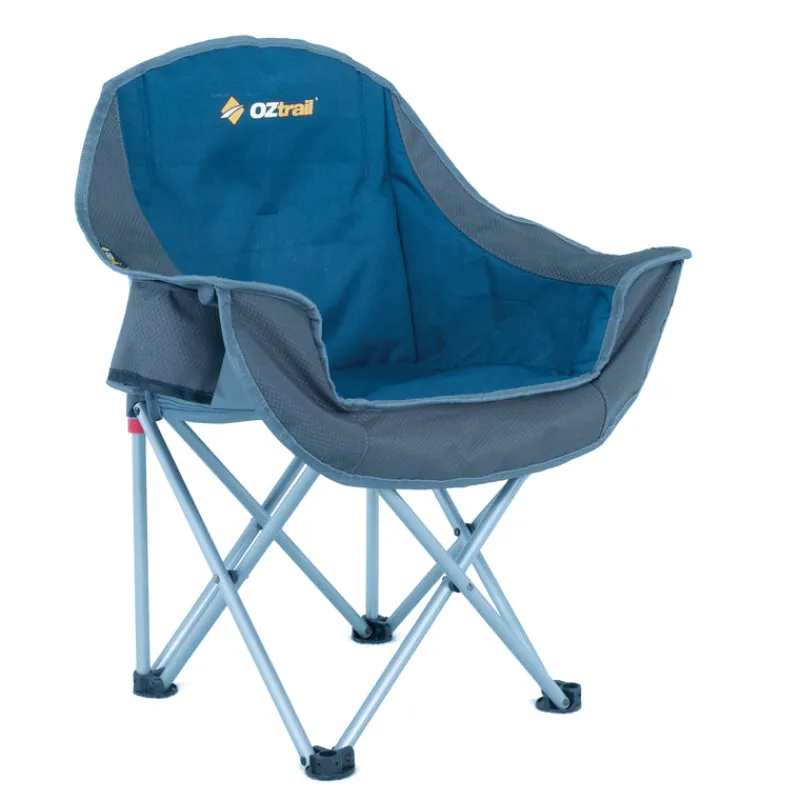 Chairs<OZtrail Moon Chair Junior - Blue