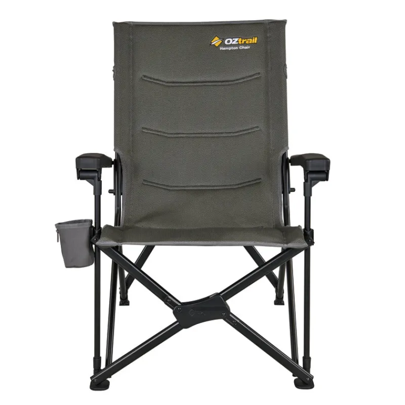 Chairs<OZtrail Hampton Deluxe Chair Grey