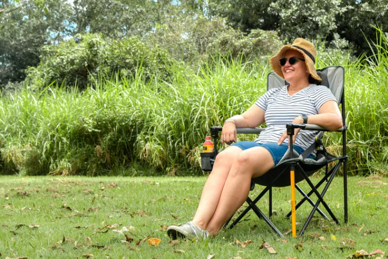 Chairs<OZtrail Sierra Commander Chair