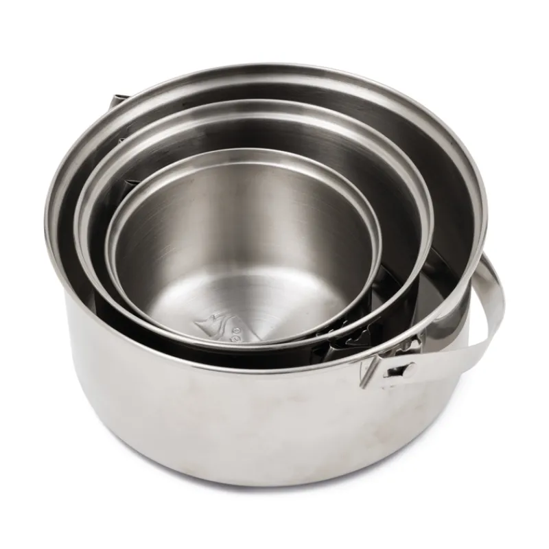 Pots & Pans<Campfire 6pc Stainless Steel Pot Set