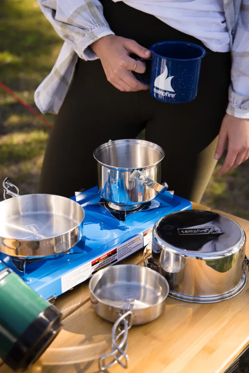 Pots & Pans<Campfire 6pc Stainless Steel Pot Set
