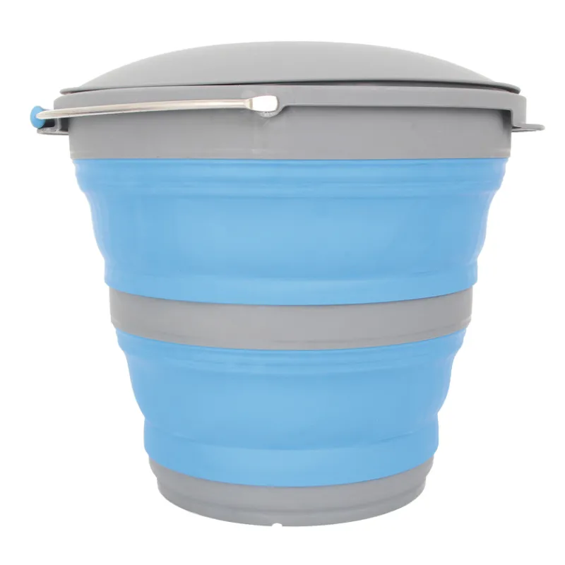 Pop-Up Range<Popup Bucket With Lid 10L Blue