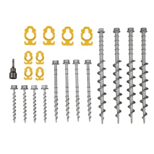 Pegs & Poles<OZtrail Screw-In Aluminium Peg Kit 22 Piece