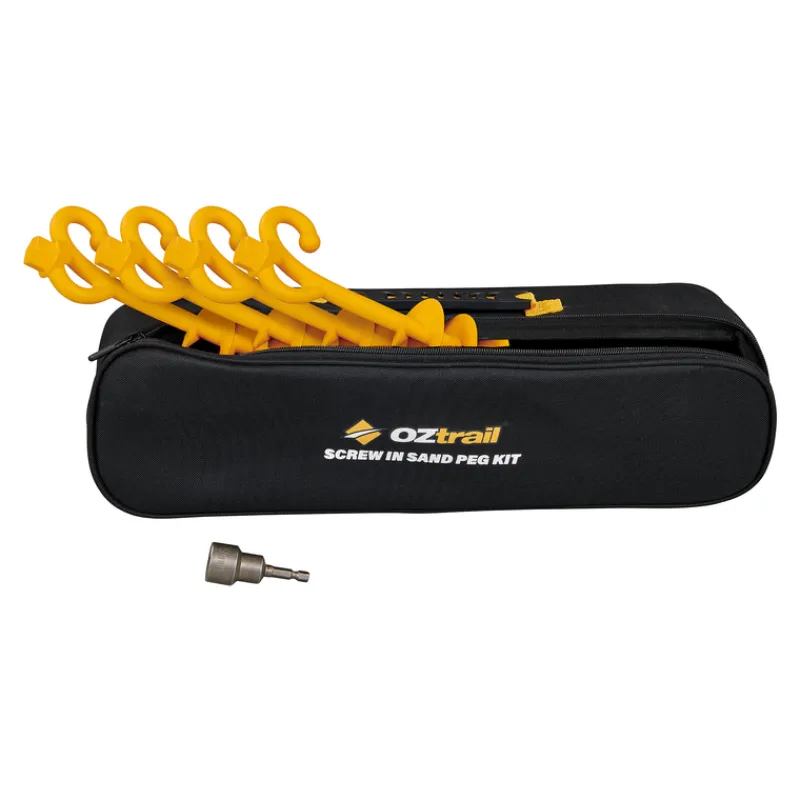 Pegs & Poles<OZtrail Screw-In Sand Peg Kit