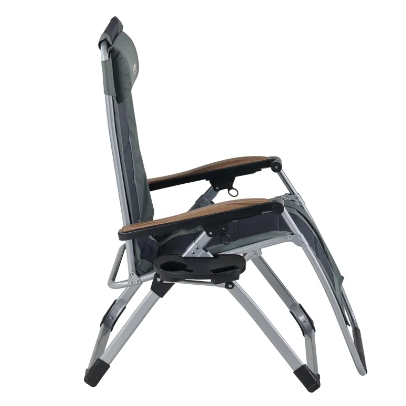 Chairs<OZtrail Ultralite Sun Lounge - Navy