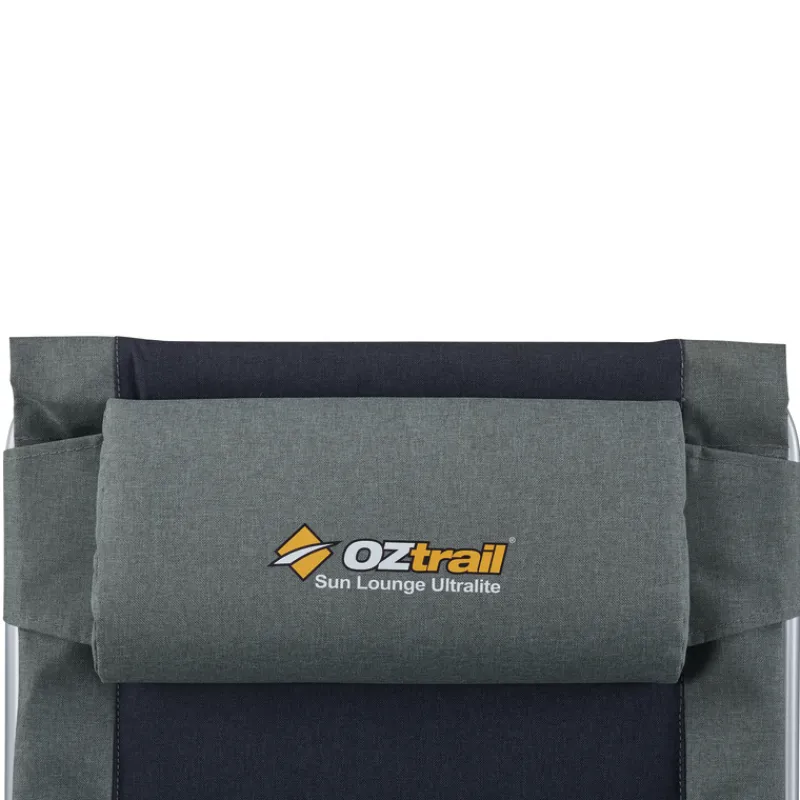 Chairs<OZtrail Ultralite Sun Lounge - Navy